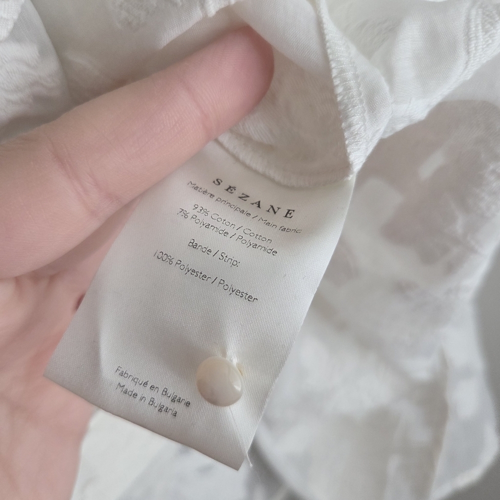 Sezane Paolina Blouse size 36 NWT - Picture 10 of 13